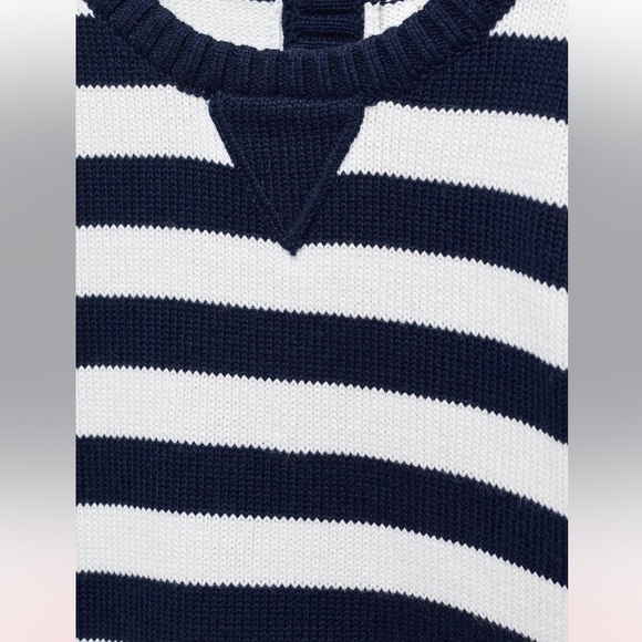 Excellent condition Mango Baby Striped Coastal Cotton Sweater Size 2-3 Boys - Picture 6 of 12